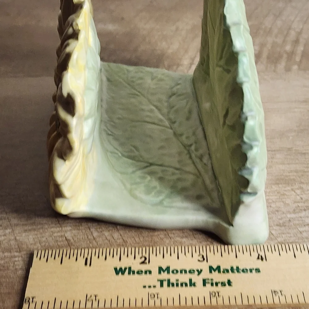 Fitz and Floyd Napkin Letter Holder Sunflowers Spring Summer Vintage 80s 5